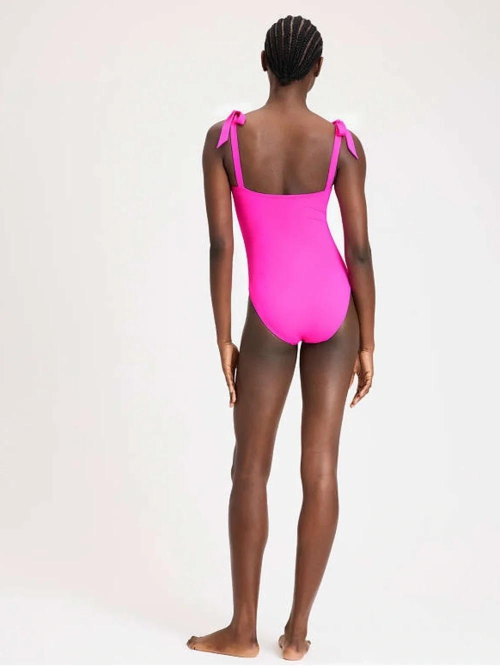 NWT Kate Spade Bow Shoulder Tie One-Piece Swimsuit Size S